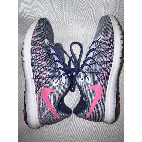 Nike Women’s Flex Fury Gray Pink Running Shoes 819135-501 Women’s Size 7.5 - Picture 4 of 7